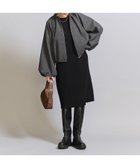 【ユナイテッドアローズ/UNITED ARROWS】のグレンチェック ギャザーブルゾン -ウォッシャブル- DK.GRAY|ID: prp329100004681397 ipo3291000000033811694