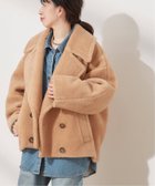 【ジャーナルスタンダード レサージュ/journal standard L'essage】の別注【STUMBLY /スタンブリー】ボ BIG SILHOUETTE PEA JA コート 人気、トレンドファッション・服の通販 founy(ファニー) ファッション Fashion レディースファッション Fashion for Women アウター Coat / Outerwear Collection コート・ロングコート・ピーコート Long Coats, Peacoats & More 2025年 2025 2025-2026秋冬・A/W Autumn/Winter 2025–26 AW25–26 コレクション Collection, Seasonal Line ミリタリー Military, Army Style 別注 Limited Edition, Custom Order thumbnail キャメル|ID: prp329100004681473 ipo3291000000033812048