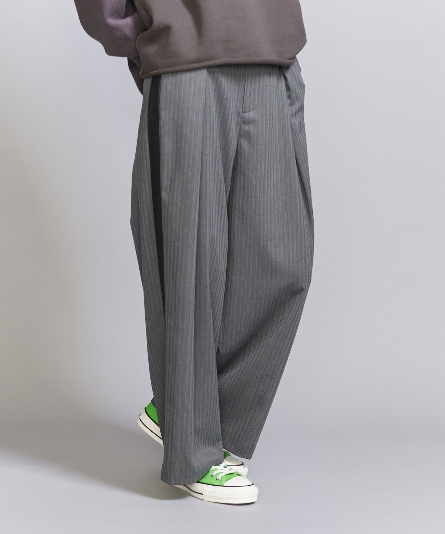 【ユナイテッドアローズ/UNITED ARROWS】のサイドライン ラップパンツ インテリア・キッズ・メンズ・レディースファッション・服の通販 founy(ファニー) 　ファッション　Fashion　レディースファッション　Fashion for Women　パンツ　Pants & Trousers　サテン　Satin, Glossy Fabric　ストライプ　Stripe, Striped Pattern　スラックス　Slacks, Dress Pants　マニッシュ　Mannish, Boyish　ミックス　Mix, Mixed Style　メンズ　Men's, Menswear　無地　Plain, Solid Color　ラップ　Wrap, Wrap Design　ワイド　Wide, Wide Fit　アウトレット　Outlet / Clearance　おすすめ　Recommended / Our Picks　ビジネス 仕事 通勤　Business / Work / Commuting　その他2|ID: prp329100004681479 ipo3291000000034020182