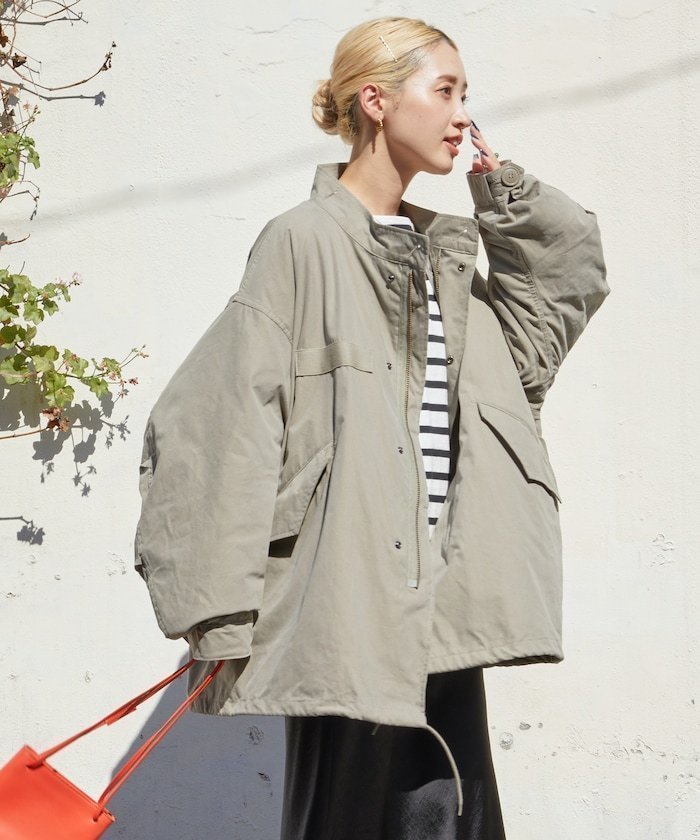 【フリークスストア/FREAK'S STORE】のM65 ショート ライナー モッズ セット コ-ト (3WAY・モッズコート・キルトライナー)【限定展開】 25AW インテリア・キッズ・メンズ・レディースファッション・服の通販 founy(ファニー) 　ファッション　Fashion　レディースファッション　Fashion for Women　アウター　Coat / Outerwear Collection　コート・ロングコート・ピーコート　Long Coats, Peacoats & More　モッズコート・ミリタリー風アウター　Mods & Field Coats　キルティング　Quilted, Quilting　コンパクト　Compact, Small Size　今季　This Season, Current Season　ショート　Short, Short Length　スウェット / スエット　Sweatshirt, Sweatwear　スタンド　Stand Collar, Upright Stand　デニム　Denim, Jeans Material　定番　Standard, Basic Item　人気　Popular, Best Seller　バランス　Balance, Style Balance　パーカー　Hoodie, Parka　防寒　Cold Protection, Winter-Ready　モッズコート　Mods Coat, Military Parka　ライナー　Liner, Inner Layer　ルーズ　Loose, Oversized　ワイド　Wide, Wide Fit　A/W・秋冬　Autumn/Winter　冬　Winter / This Winter　おすすめ　Recommended / Our Picks　2025年　2025　2025-2026秋冬・A/W　Autumn/Winter 2025–26 AW25–26　ベージュ|ID: prp329100004681489 ipo3291000000034283492