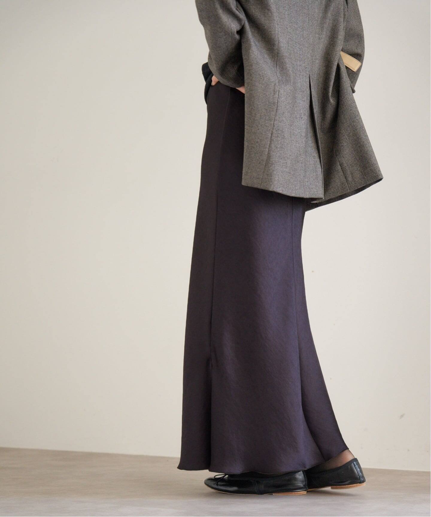 【イエナ/IENA】の《追加13》ダブルサテンスカート インテリア・キッズ・メンズ・レディースファッション・服の通販 founy(ファニー) 　ファッション　Fashion　レディースファッション　Fashion for Women　スカート　Skirts　2025年　2025　2025春夏・S/S　Spring/Summer 2025 SS25　ブラウン|ID: prp329100004681522 ipo3291000000033812331