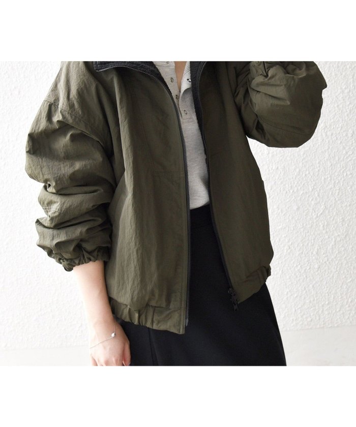 【シップス フォー ウィメン/SHIPS】のSHIPS any ナイロン * ボア リバーシブル スタンドカラー ショート ブルゾン インテリア・キッズ・メンズ・レディースファッション・服の通販 founy(ファニー) https://founy.com/ ファッション Fashion レディースファッション Fashion for Women アウター Coat / Outerwear Collection ブルゾンジャケット・スポーティアウター Blouson Jackets カットソー Cut and Sewn Top コンパクト Compact, Small Size ショート Short, Short Length スウェット / スエット Sweatshirt, Sweatwear スタンド Stand Collar, Upright Stand バランス Balance, Style Balance フロント Front, Front Design ブルゾン Blouson, Bomber Jacket マフラー Scarf, Muffler リバーシブル Reversible, Two-Sided ロング Long, Long-Length ワイド Wide, Wide Fit おすすめ Recommended / Our Picks 2025年 2025 2025-2026秋冬・A/W Autumn/Winter 2025–26 AW25–26 |ID: prp329100004681525 ipo3291000000034858302