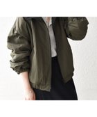 【シップス フォー ウィメン/SHIPS】のSHIPS any ナイロン * ボア リバーシブル スタンドカラー ショート ブルゾン オリーブ|ID: prp329100004681525 ipo3291000000034858303