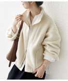 【シップス フォー ウィメン/SHIPS】のSHIPS any ナイロン * ボア リバーシブル スタンドカラー ショート ブルゾン ナチュラル|ID: prp329100004681525 ipo3291000000034858305