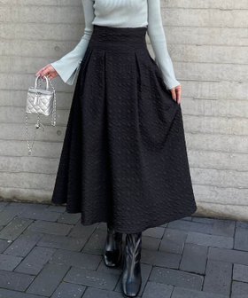 【クリア/clear】のブークレフレアスカート 人気、トレンドファッション・服の通販 founy(ファニー) ファッション Fashion レディースファッション Fashion for Women スカート Skirts Aライン・フレアスカート A-Line & Flared Skirts おすすめ Recommended / Our Picks シンプル Simple, Minimal ワンポイント One Point, Statement Accent |ID:prp329100004681541