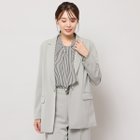 【ピサーノ/PISANO】の【セットアップ対応】ワンボタン・テーラードジャケット グレー|ID: prp329100004681554 ipo3291000000033812473