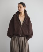 【ガレージ オブ グッド クロージング/GARAGE OF GOOD CLOTHING】の総針ニットWzipブルゾン 人気、トレンドファッション・服の通販 founy(ファニー) ファッション Fashion レディースファッション Fashion for Women アウター Coat / Outerwear Collection ブルゾンジャケット・スポーティアウター Blouson Jackets トップス・カットソー Cut & Sew Tops ニット Knit Tops & Sweaters フォルム Silhouette, Form フラップ Flap, Flap Pocket ブルゾン Blouson, Bomber Jacket ヘムライン Hemline, Bottom Cut ポケット Pocket, Pocket Detail エレガント 上品 Elegant thumbnail ブラウン|ID: prp329100004681578 ipo3291000000033812573