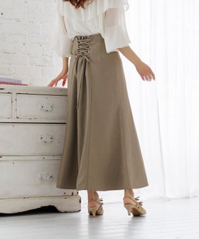 【ミスティ ウーマン/mysty woman】のレースアップマーメイドスカート 人気、トレンドファッション・服の通販 founy(ファニー) ファッション Fashion レディースファッション Fashion for Women スカート Skirts おすすめ Recommended / Our Picks フェミニン Feminine, Girly プリント Print, Printed Pattern マーメイド Mermaid, Fishtail Silhouette レース Lace, Lace Fabric エレガント 上品 Elegant 人気 Popular, Best Seller |ID:prp329100004681671