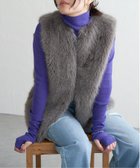 【ヴァンス エクスチェンジ/VENCE EXCHANGE】のシャギーファーベスト 人気、トレンドファッション・服の通販 founy(ファニー) ファッション Fashion レディースファッション Fashion for Women アウター Coat / Outerwear Collection トップス・カットソー Cut & Sew Tops ベスト&ジレ / 重ね着スタイル Vests & Gilets おすすめ Recommended / Our Picks カットソー Cut and Sewn Top スラックス Slacks, Dress Pants タートルネック Turtleneck, High Neck デニム Denim, Jeans Material ベスト Vest, Waistcoat ポケット Pocket, Pocket Detail 羽織 Haori, Light Jacket 軽量 Lightweight, Ultra Light thumbnail グレー|ID: prp329100004681715 ipo3291000000033813188