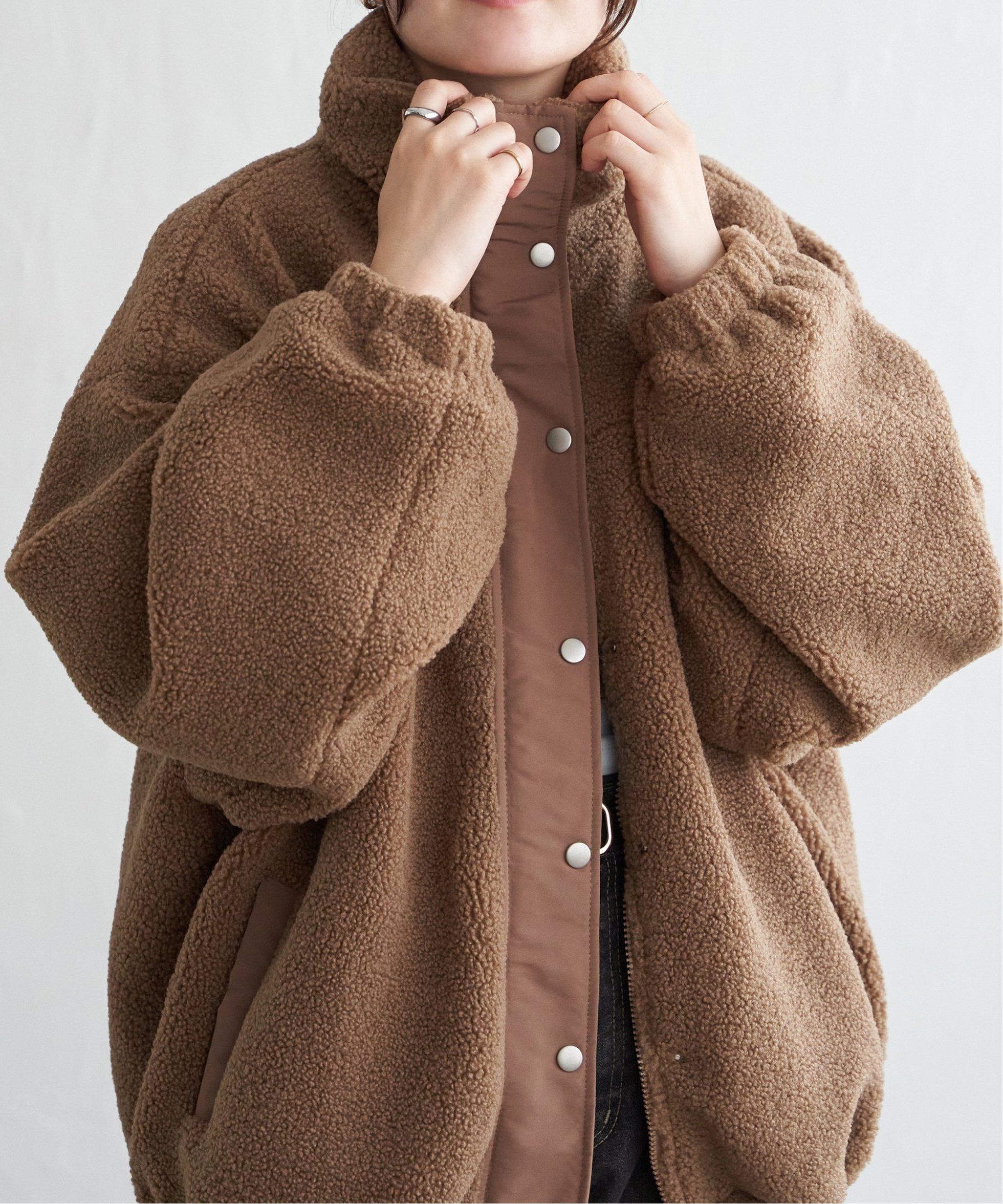 【ヴァンス エクスチェンジ/VENCE EXCHANGE】のボアスタンドブルゾン 人気、トレンドファッション・服の通販 founy(ファニー) 　ファッション　Fashion　レディースファッション　Fashion for Women　アウター　Coat / Outerwear Collection　ブルゾンジャケット・スポーティアウター　Blouson Jackets　シンプル　Simple, Minimal　ジップ　Zip, Zipper　スタンド　Stand Collar, Upright Stand　デニム　Denim, Jeans Material　トレンド　Trend, Trending Now　バランス　Balance, Style Balance　ブルゾン　Blouson, Bomber Jacket　ベーシック　Basic, Essential　ポケット　Pocket, Pocket Detail　防寒　Cold Protection, Winter-Ready　ワイド　Wide, Wide Fit　おすすめ　Recommended / Our Picks　 other-1|ID: prp329100004681718 ipo3291000000033813201