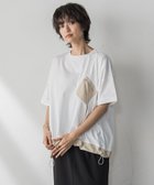 【メイソングレイ/MAYSON GREY】の【WEB限定】配色ポケットTシャツ≪洗濯機で洗える≫ 人気、トレンドファッション・服の通販 founy(ファニー) ファッション Fashion レディースファッション Fashion for Women トップス・カットソー Cut & Sew Tops シャツ・ブラウス・オフィスカジュアル Elegant Blouses & Button-Ups ロングTシャツ・Tシャツ Longline T-Shirts & Tees ドローコード Drawcord, Drawstring Cord パターン Pattern, Design Print ポケット Pocket, Pocket Detail 洗える Machine Washable thumbnail オフホワイト|ID: prp329100004681733 ipo3291000000033813259