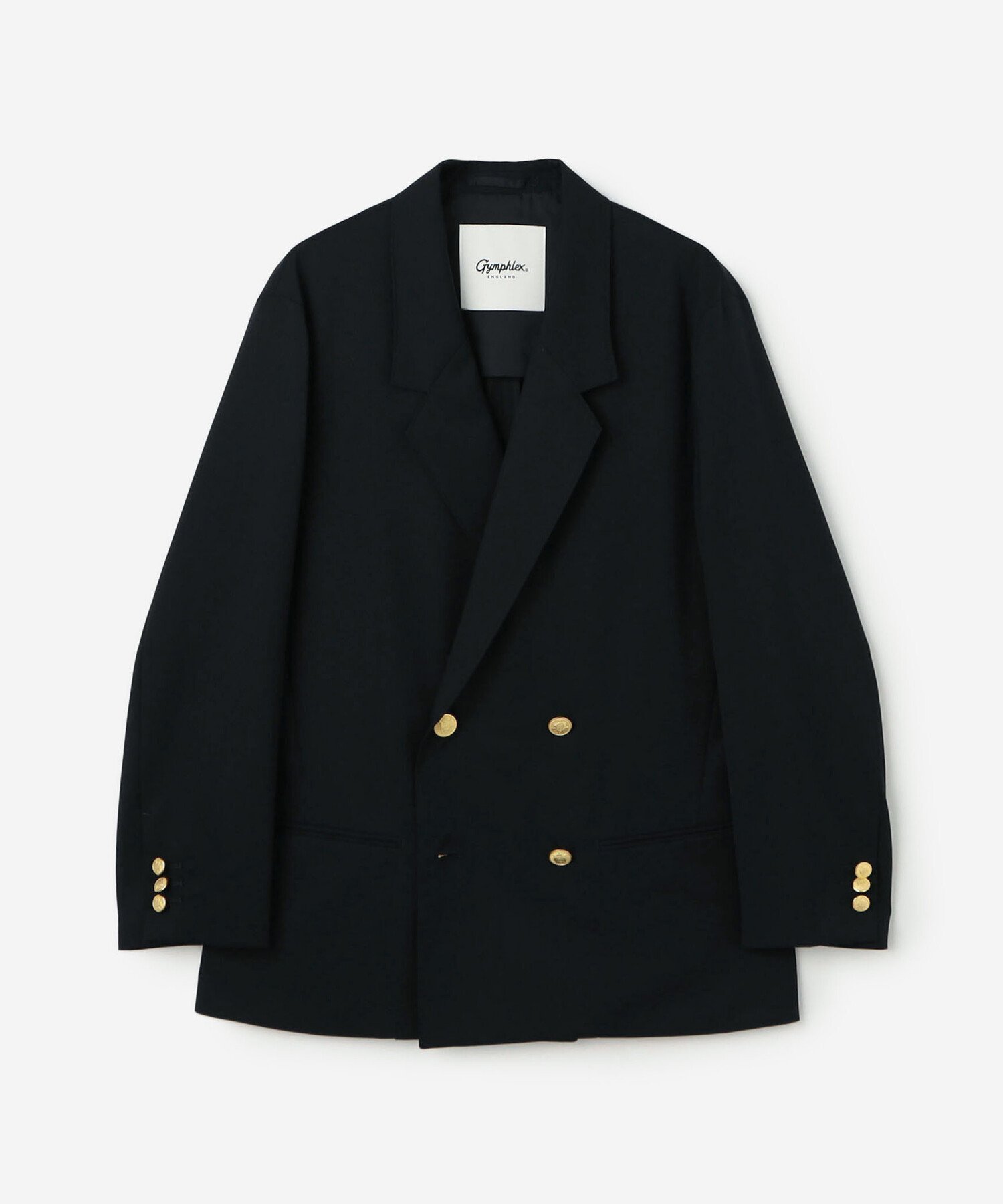 【ビショップ/Bshop】のダブルブレストジャケット WOMEN インテリア・キッズ・メンズ・レディースファッション・服の通販 founy(ファニー) 　ファッション　Fashion　レディースファッション　Fashion for Women　アウター　Coat / Outerwear Collection　レディースジャケット・軽アウター　Jackets　クラシック　Classic, Timeless Style　ツイル　Twist, Twisted Detail　ボックス　Boxy, Box Shape　DKNAVY|ID: prp329100004681773 ipo3291000000033813424