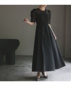 【ガール/GIRL】のオーガンジー切り替えフレアロング丈 結婚式 ワンピース パーティードレス BK|ID: prp329100004681781 ipo3291000000033813463