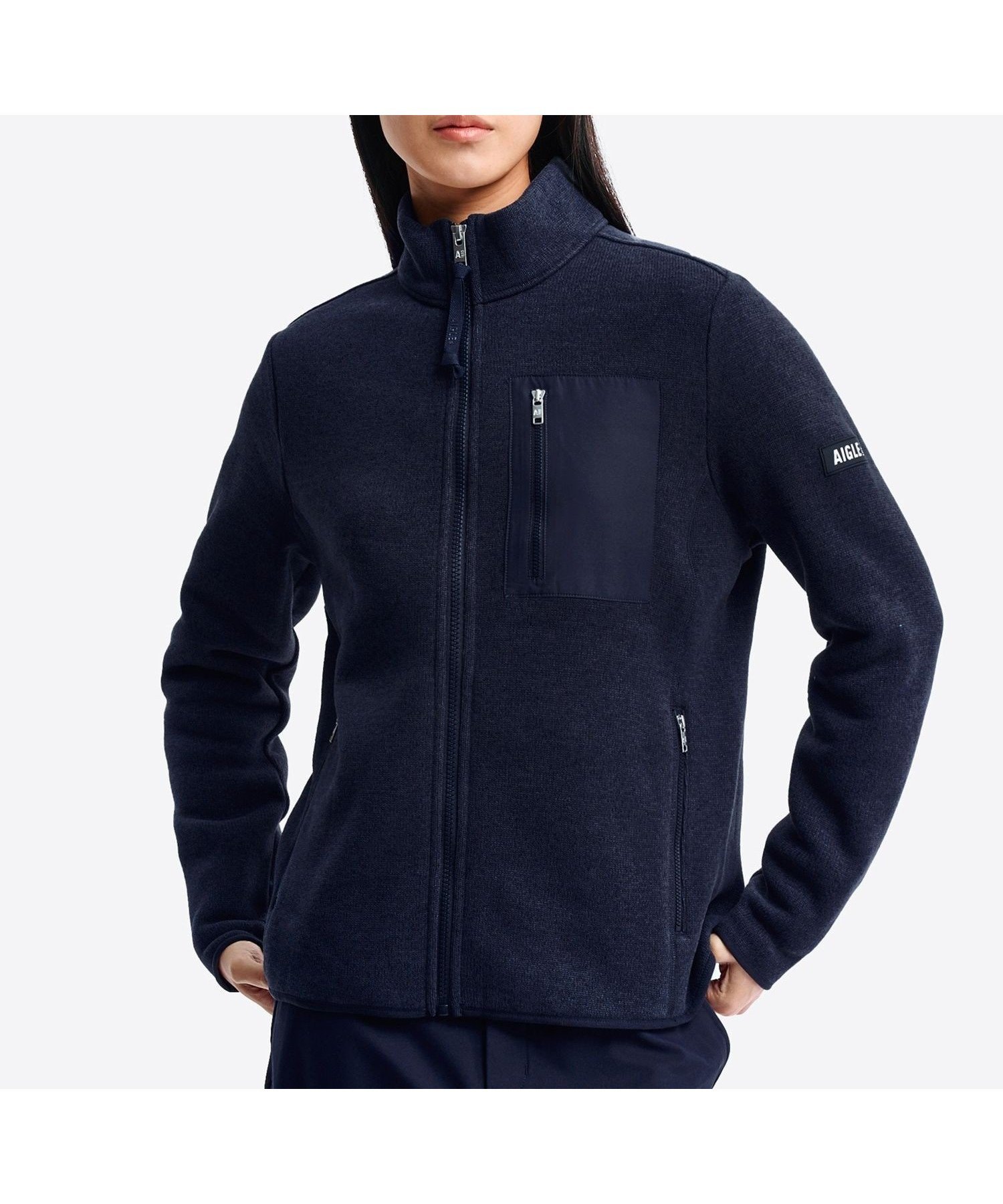 【エーグル/AIGLE】のポーラテック フルジップフリースブルゾンジャケット T-KIT インテリア・キッズ・メンズ・レディースファッション・服の通販 founy(ファニー) 　ファッション　Fashion　レディースファッション　Fashion for Women　アウター　Coat / Outerwear Collection　レディースジャケット・軽アウター　Jackets　ブルゾンジャケット・スポーティアウター　Blouson Jackets　インナー　Innerwear　秋　Autumn　セーター　Sweater, Knitwear　ブルゾン　Blouson, Bomber Jacket　冬　Winter / This Winter　A/W・秋冬　Autumn/Winter　おすすめ　Recommended / Our Picks　ダークネイビー|ID: prp329100004681783 ipo3291000000033813471