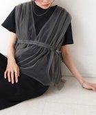 【バブ ブージュルード/Bab Bou Jeloud】の【低身長向けサイズあり】チュールドッキングスウェットワンピース BLACK|ID: prp329100004681821 ipo3291000000033813664