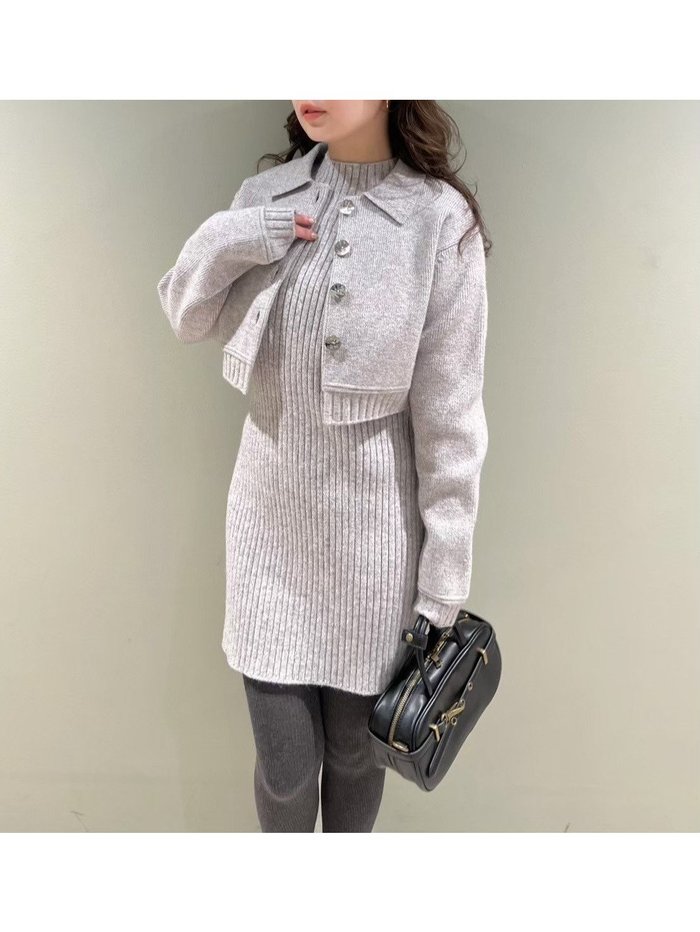 【リリーブラウン/Lily Brown】のハイネックミニニットワンピース インテリア・キッズ・メンズ・レディースファッション・服の通販 founy(ファニー) https://founy.com/ 雑誌掲載アイテム Magazine Picks & Fashion Features ファッション雑誌 Fashion Magazines レイ Ray ファッション Fashion レディースファッション Fashion for Women ワンピース Dresses ニットワンピース Knit Dresses イエロー Yellow エレガント 上品 Elegant カーディガン Cardigan, Knitwear 3月号 March Issue 4月号 April Issue ジャケット Jacket, Outerwear セットアップ Set-Up, Coordinated Outfit 雑誌 Magazine, Fashion Magazine ノースリーブ Sleeveless, No-Sleeve ハイネック High Neck, Mock Neck バランス Balance, Style Balance メランジ Melange, Mixed Yarn おすすめ Recommended / Our Picks |ID: prp329100004681898 ipo3291000000033814052