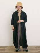 【サマンサモスモス/Samansa Mos2】の◎柄アソートシャツワンピース ブラック|ID: prp329100004681926 ipo3291000000033814235
