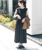 【アイテムズアーバンリサーチ/ITEMS URBAN RESEARCH】のリブドッキングノースリーブワンピース BLK|ID: prp329100004681956 ipo3291000000033814383