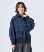 【ビームス ハート/BEAMS HEART】のダブル ポケット デニム ブルゾン 人気、トレンドファッション・服の通販 founy(ファニー) ファッション Fashion レディースファッション Fashion for Women アウター Coat / Outerwear Collection ブルゾンジャケット・スポーティアウター Blouson Jackets おすすめ Recommended / Our Picks スラックス Slacks, Dress Pants タイトスカート Pencil Skirt, Tight Skirt ダブル Double, Double-Breasted デニム Denim, Jeans Material トレンド Trend, Trending Now ブルゾン Blouson, Bomber Jacket ポケット Pocket, Pocket Detail リラックス Relax, Relaxed Fit thumbnail INDIGO|ID: prp329100004681962 ipo3291000000033910492