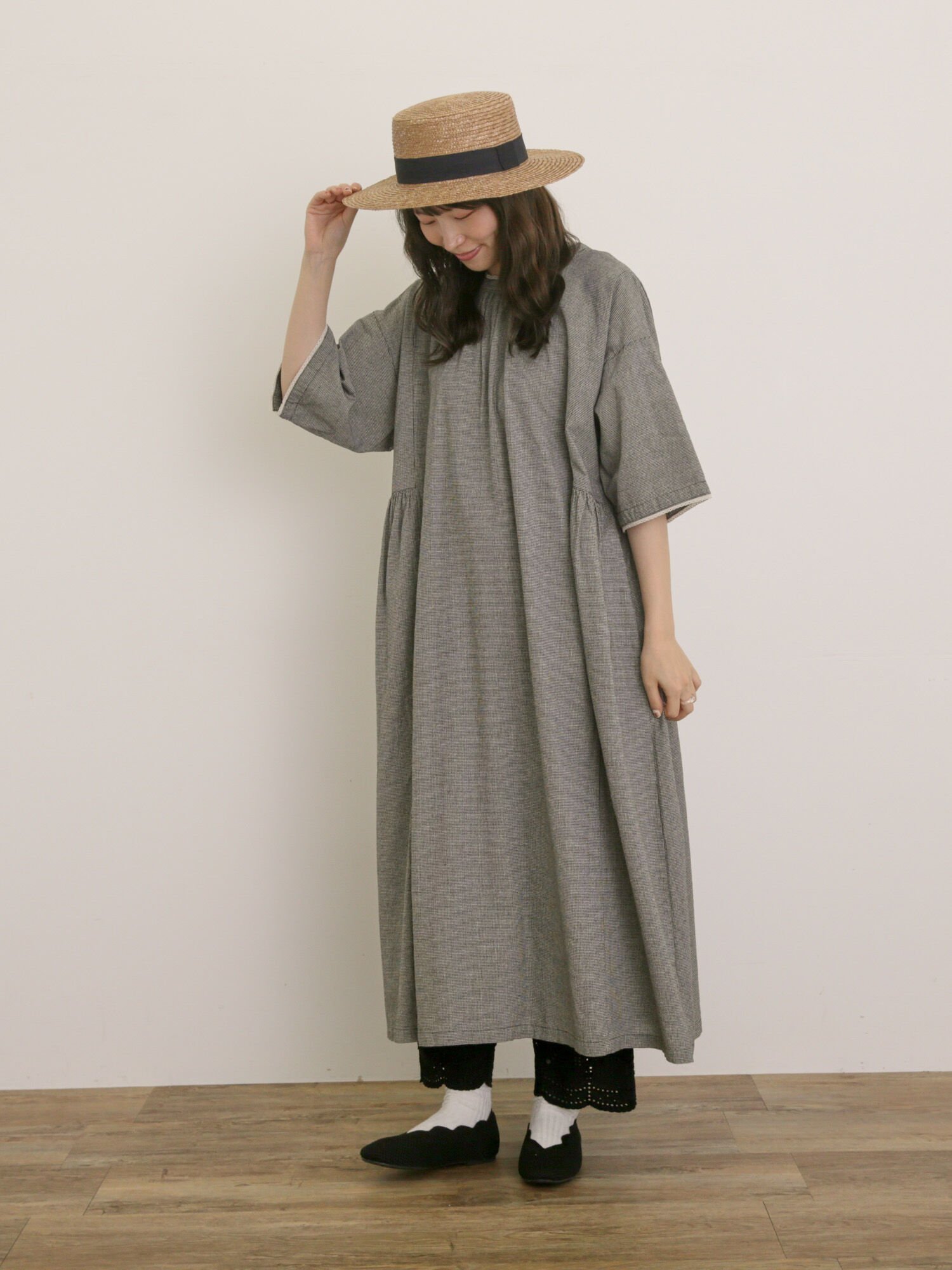 【サマンサモスモス/Samansa Mos2】の【S/Mサイズ】襟ぐり小レース2WAYワンピース 人気、トレンドファッション・服の通販 founy(ファニー) 　ファッション　Fashion　レディースファッション　Fashion for Women　ワンピース　Dresses　ギャザー　Gathered, Ruffled　リボン　Ribbon, Bow　レース　Lace, Lace Fabric　 other-1|ID: prp329100004681972 ipo3291000000033814452