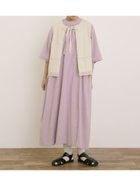 【サマンサモスモス/Samansa Mos2】の【S/Mサイズ】襟ぐり小レース2WAYワンピース ラベンダー|ID: prp329100004681972 ipo3291000000033814454