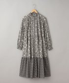 【コーエン/COEN】のMARKET (マーケット)サラサプリント前開きティアードワンピース DK.GRAY|ID: prp329100004681984 ipo3291000000033814508