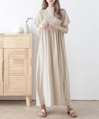 【ラジュール/Lajour】のバックリボン ハイネックワンピース ベージュ|ID: prp329100004682019 ipo3291000000033814684