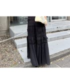 【チャオパニックティピー/CIAOPANIC TYPY】の【WEB限定】【india】シャーリング2WAYフリルワンピース ブラック|ID: prp329100004682034 ipo3291000000033814749