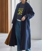 【スローブ イエナ/SLOBE IENA】のsouple wool ダブルフェイスロングコート 人気、トレンドファッション・服の通販 founy(ファニー) ファッション Fashion レディースファッション Fashion for Women アウター Coat / Outerwear Collection コート・ロングコート・ピーコート Long Coats, Peacoats & More インナー Innerwear ジャケット Jacket, Outerwear ストール Stole, Wrap ダウン Down, Puffer チェック Check, Plaid, Tartan デニム Denim, Jeans Material トレンド Trend, Trending Now 定番 Standard, Basic Item 人気 Popular, Best Seller ポケット Pocket, Pocket Detail マニッシュ Mannish, Boyish ミドル Middle Length, Mid Height ロング Long, Long-Length 日本製 Made In Japan エレガント 上品 Elegant 2025年 2025 2025-2026秋冬・A/W Autumn/Winter 2025–26 AW25–26 thumbnail ネイビー|ID: prp329100004682126 ipo3291000000034357901