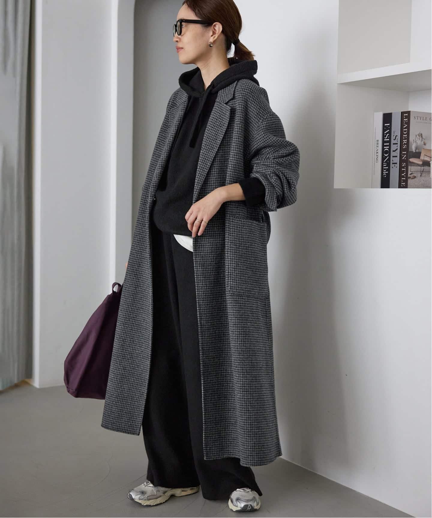 【スローブ イエナ/SLOBE IENA】のsouple wool ダブルフェイスロングコート インテリア・キッズ・メンズ・レディースファッション・服の通販 founy(ファニー)  ファッション Fashion レディースファッション Fashion for Women アウター Coat / Outerwear Collection コート・ロングコート・ピーコート Long Coats, Peacoats & More インナー Innerwear ジャケット Jacket, Outerwear ストール Stole, Wrap ダウン Down, Puffer チェック Check, Plaid, Tartan デニム Denim, Jeans Material トレンド Trend, Trending Now 定番 Standard, Basic Item 人気 Popular, Best Seller ポケット Pocket, Pocket Detail マニッシュ Mannish, Boyish ミドル Middle Length, Mid Height ロング Long, Long-Length 日本製 Made In Japan エレガント 上品 Elegant 2025年 2025 2025-2026秋冬・A/W Autumn/Winter 2025–26 AW25–26 グレー|ID: prp329100004682126 ipo3291000000034357903