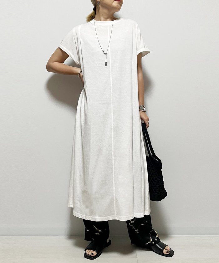 【リラクロ/relaclo】のmitis/マーセライズ加工 肩タックマキシワンピース インテリア・キッズ・メンズ・レディースファッション・服の通販 founy(ファニー) https://founy.com/ ファッション Fashion レディースファッション Fashion for Women ワンピース Dresses マキシ丈ワンピース・ロングドレス Maxi Dresses / Long One-Pieces シンプル Simple, Minimal マキシ Maxi, Full Length リゾート Resort, Vacation Style リラックス Relax, Relaxed Fit |ID: prp329100004682155 ipo3291000000033815335