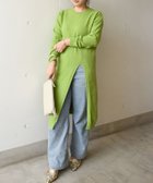 【イストワール/Histoire】のstyiro/スリット入りニットワンピース GN|ID: prp329100004682175 ipo3291000000033815414