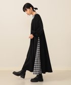 【カロリナ グレイサー/CAROLINA GLASER】の【9/11 9 59までポイント10倍】サイド異素材切り替え カットソーワンピース 体型カバー 学校行事 ロング丈 人気、トレンドファッション・服の通販 founy(ファニー) ファッション Fashion レディースファッション Fashion for Women ワンピース Dresses スニーカー Sneakers, Trainers スリット Slit, Slit Detail スリーブ Sleeve, Long Sleeve / Short Sleeve ロング Long, Long-Length thumbnail BLACK|ID: prp329100004682178 ipo3291000000033815427