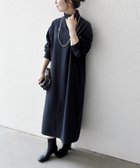 【シップス フォー ウィメン/SHIPS】の《追加 》SHIPS any 洗濯機可能 裏起毛 リブ ハイネック ワンピース ネイビー|ID: prp329100004682209 ipo3291000000034770067