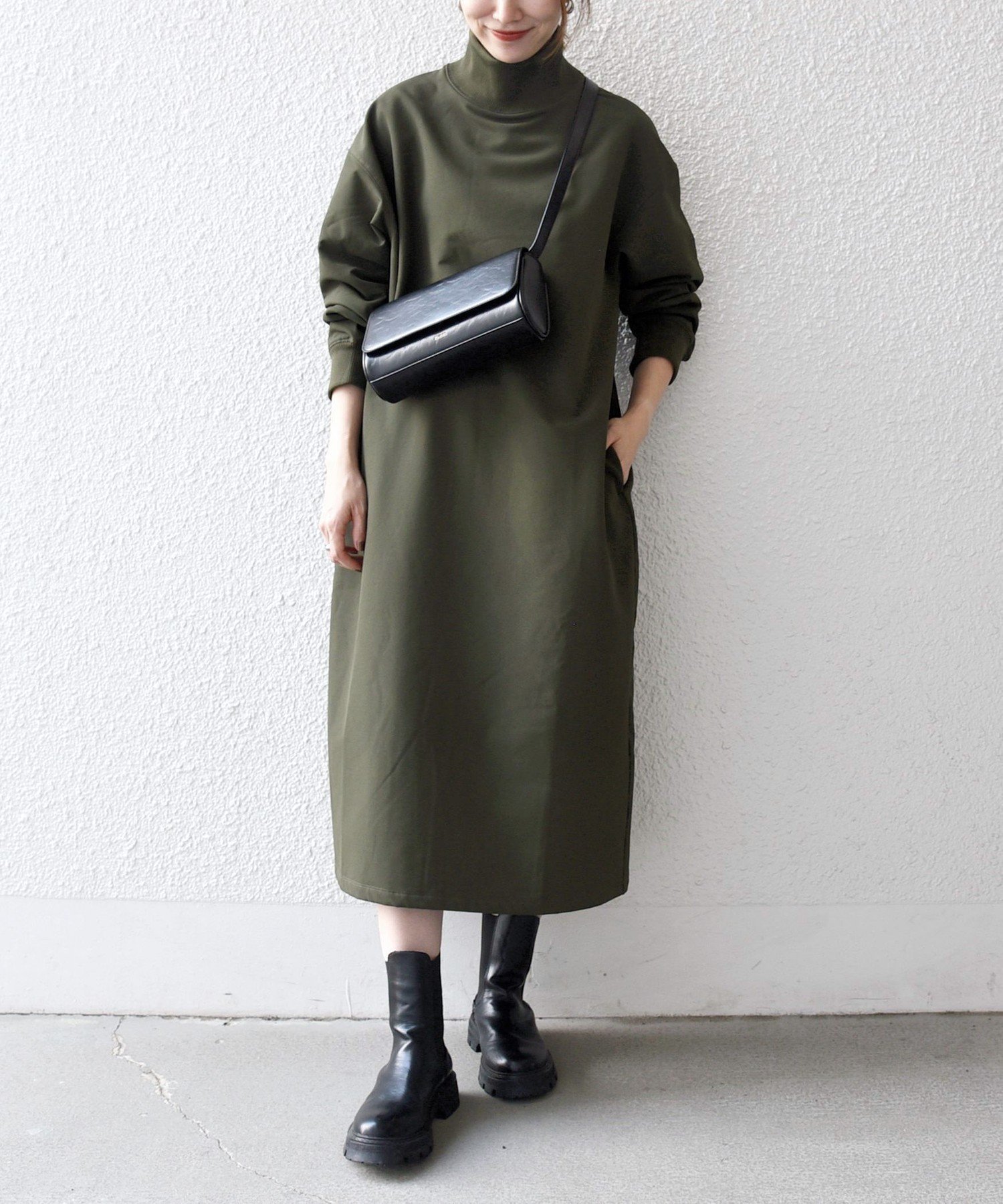 【シップス フォー ウィメン/SHIPS】の《追加 》SHIPS any 洗濯機可能 裏起毛 リブ ハイネック ワンピース インテリア・キッズ・メンズ・レディースファッション・服の通販 founy(ファニー) ファッション Fashion レディースファッション Fashion for Women ワンピース Dresses 洗える Machine Washable ショルダー Shoulder, Shoulder Strap スニーカー Sneakers, Trainers スリット Slit, Slit Detail ドロップ Drop Shoulder, Dropped Style なめらか Smooth, Silky Texture ハイネック High Neck, Mock Neck 2025年 2025 2025-2026秋冬・A/W Autumn/Winter 2025–26 AW25–26 オリーブ|ID: prp329100004682209 ipo3291000000034770068