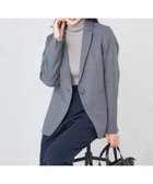 【アー ヴェー ヴェー/a.v.v】の【洗える/イージーケア/毛玉になりにくい/ストレッチ/吸水速乾】ツイード調テーラードジャケット ダークグレー|ID: prp329100004682276 ipo3291000000034385904