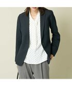 【アー ヴェー ヴェー/a.v.v】の【洗える/イージーケア/毛玉になりにくい/ストレッチ/吸水速乾】ツイード調テーラードジャケット ネイビー|ID: prp329100004682276 ipo3291000000034498757