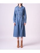 【リーバイス/Levis】のQuincey ロングスリーブ マキシ ドレス 人気、トレンドファッション・服の通販 founy(ファニー) ファッション Fashion レディースファッション Fashion for Women ワンピース Dresses フォーマル・パーティードレス・結婚式用ドレス Elegant & Casual Dresses スリーブ Sleeve, Long Sleeve / Short Sleeve ドレス Dress, One-Piece フロント Front, Front Design マキシ Maxi, Full Length モダン Modern, Contemporary ロング Long, Long-Length thumbnail Medium Indigo - Flat Finish|ID: prp329100004682289 ipo3291000000035089910