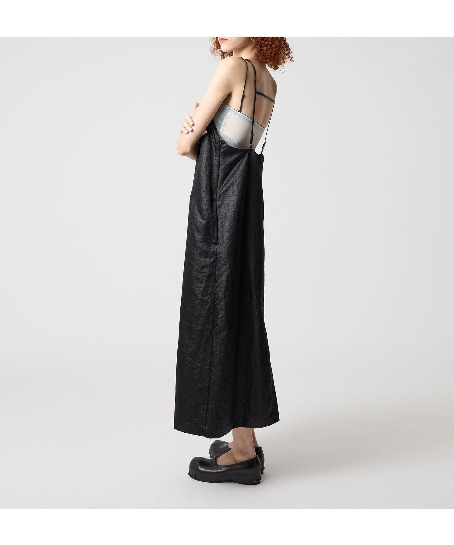 【ビューティ&ユース ユナイテッドアローズ/BEAUTY&YOUTH / UNITED ARROWS】の6(ROKU) ナイロンサテン ワンピース インテリア・キッズ・メンズ・レディースファッション・服の通販 founy(ファニー) 　ファッション　Fashion　レディースファッション　Fashion for Women　ワンピース　Dresses　アンダー　Underwear Essentials　インナー　Innerwear　キャミワンピース　Cami Dress, Slip Dress　サテン　Satin, Glossy Fabric　チューブ　Tube, Tube Top　A/W・秋冬　Autumn/Winter　BLACK|ID: prp329100004682303 ipo3291000000033815947