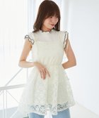 【マジェスティック レゴン/MAJESTIC LEGON】のフラワーチュールミニキャミワンピ 人気、トレンドファッション・服の通販 founy(ファニー) ファッション Fashion レディースファッション Fashion for Women ワンピース Dresses キャミソールワンピース Camisole Dresses インナー Innerwear ダウン Down, Puffer トレンド Trend, Trending Now ビジュー Bijou, Jewel-like Accent フェミニン Feminine, Girly ボトム Bottoms, Lower Wear モチーフ Motif, Design Theme レース Lace, Lace Fabric 再入荷 Restock / Back in Stock おすすめ Recommended / Our Picks エレガント 上品 Elegant thumbnail アイボリー|ID: prp329100004682304 ipo3291000000033815951