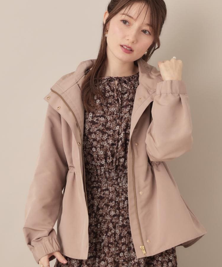 【クチュール ブローチ/Couture Brooch】の【撥水・ライナー付】愛されマンパ インテリア・キッズ・メンズ・レディースファッション・服の通販 founy(ファニー) 　ファッション　Fashion　レディースファッション　Fashion for Women　キルティング　Quilted, Quilting　キルト　Quilt, Quilted Fabric　ジャケット　Jacket, Outerwear　スマート　Smart, Elegant　定番　Standard, Basic Item　人気　Popular, Best Seller　フェミニン　Feminine, Girly　ペプラム　Peplum, Flared Hem　ポケット　Pocket, Pocket Detail　ライナー　Liner, Inner Layer　おすすめ　Recommended / Our Picks　2025年　2025　2025-2026秋冬・A/W　Autumn/Winter 2025–26 AW25–26　ピンクベージュ|ID: prp329100004682309 ipo3291000000034478116