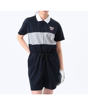 【ビームス ゴルフ/BEAMS GOLF】の【先行スペシャルプライス】ORANGE LABEL / ラーガーシャツ オールインワン 人気、トレンドファッション・服の通販 founy(ファニー) ファッション Fashion レディースファッション Fashion for Women トップス・カットソー Cut & Sew Tops シャツ・ブラウス・オフィスカジュアル Elegant Blouses & Button-Ups ワンピース Dresses オールインワン・ワンピース Dresses and Jumpsuits アウトドア Outdoor Clothing ゴルフ Golf スペシャル Special, Limited Edition スポーティ Sporty, Casual Athletic フロント Front, Front Design モチーフ Motif, Design Theme ラウンド Round, Round Neck リラックス Relax, Relaxed Fit |ID:prp329100004682327