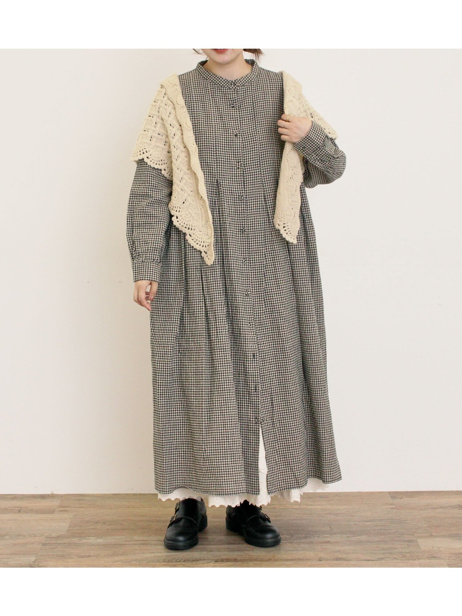 【サマンサモスモス/Samansa Mos2】の【Cross*Linen】タックワンピース《S/Mサイズ》 インテリア・キッズ・メンズ・レディースファッション・服の通販 founy(ファニー) 　ファッション　Fashion　レディースファッション　Fashion for Women　ワンピース　Dresses　シンプル　Simple, Minimal　リネン　Linen, Linen Fabric　ベージュ|ID: prp329100004682332 ipo3291000000033816057