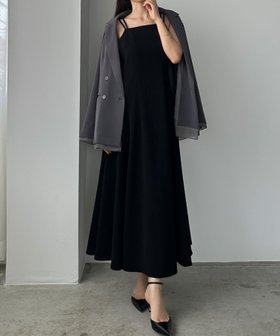 【ジュノア/JUNOAH】のLouere ダブルストラップフレアキャミワンピース 人気、トレンドファッション・服の通販 founy(ファニー) ファッション Fashion レディースファッション Fashion for Women ワンピース Dresses キャミソールワンピース Camisole Dresses |ID:prp329100004682348