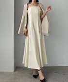 【ジュノア/JUNOAH】のLouere ダブルストラップフレアキャミワンピース 人気、トレンドファッション・服の通販 founy(ファニー) ファッション Fashion レディースファッション Fashion for Women ワンピース Dresses キャミソールワンピース Camisole Dresses thumbnail アイボリー|ID: prp329100004682348 ipo3291000000033816110