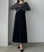 【ジュノア/JUNOAH】のLouere ャギーショートニット+セミフレアキャミワンピースSET 人気、トレンドファッション・服の通販 founy(ファニー) ファッション Fashion レディースファッション Fashion for Women ワンピース Dresses キャミソールワンピース Camisole Dresses thumbnail ブラック|ID: prp329100004682351 ipo3291000000034951013