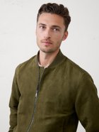 【バナナリパブリック ファクトリーストア/BANANA REPUBLIC FACTORY STORE】のBANANA REPUBLIC FACTORY STORE ヴィーガンスエード ボンバー ジャケット DARK_OLIVE|ID: prp329100004682356 ipo3291000000034499389