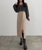 【ジュノア/JUNOAH】のCENEA シャギーショートニット+釦スリットキャミワンピース(裏地なし)set 人気、トレンドファッション・服の通販 founy(ファニー) ファッション Fashion レディースファッション Fashion for Women ワンピース Dresses キャミソールワンピース Camisole Dresses thumbnail ナチュラル|ID: prp329100004682358 ipo3291000000033886028