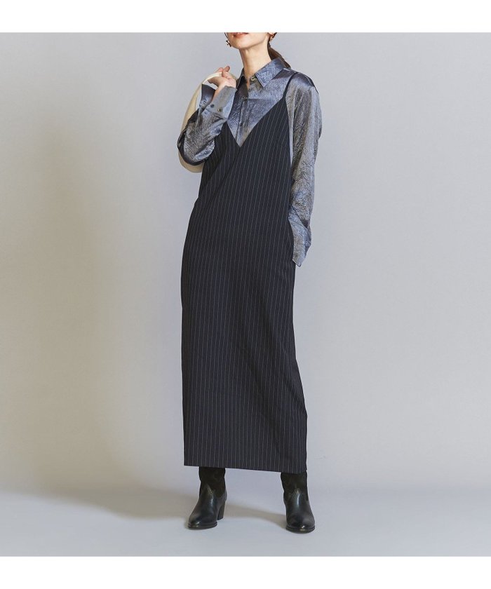 【ユナイテッドアローズ/UNITED ARROWS】のIライン ストライプ キャミワンピース インテリア・キッズ・メンズ・レディースファッション・服の通販 founy(ファニー) https://founy.com/ ファッション Fashion レディースファッション Fashion for Women ワンピース Dresses キャミソールワンピース Camisole Dresses 秋 Autumn カッティング Cutting Detail キャミワンピース Cami Dress, Slip Dress シンプル Simple, Minimal ストライプ Stripe, Striped Pattern スニーカー Sneakers, Trainers スポーツ Sports, Activewear スリット Slit, Slit Detail フェミニン Feminine, Girly ポケット Pocket, Pocket Detail マニッシュ Mannish, Boyish ミックス Mix, Mixed Style ロング Long, Long-Length 冬 Winter / This Winter おすすめ Recommended / Our Picks エレガント 上品 Elegant |ID: prp329100004682359 ipo3291000000033816178