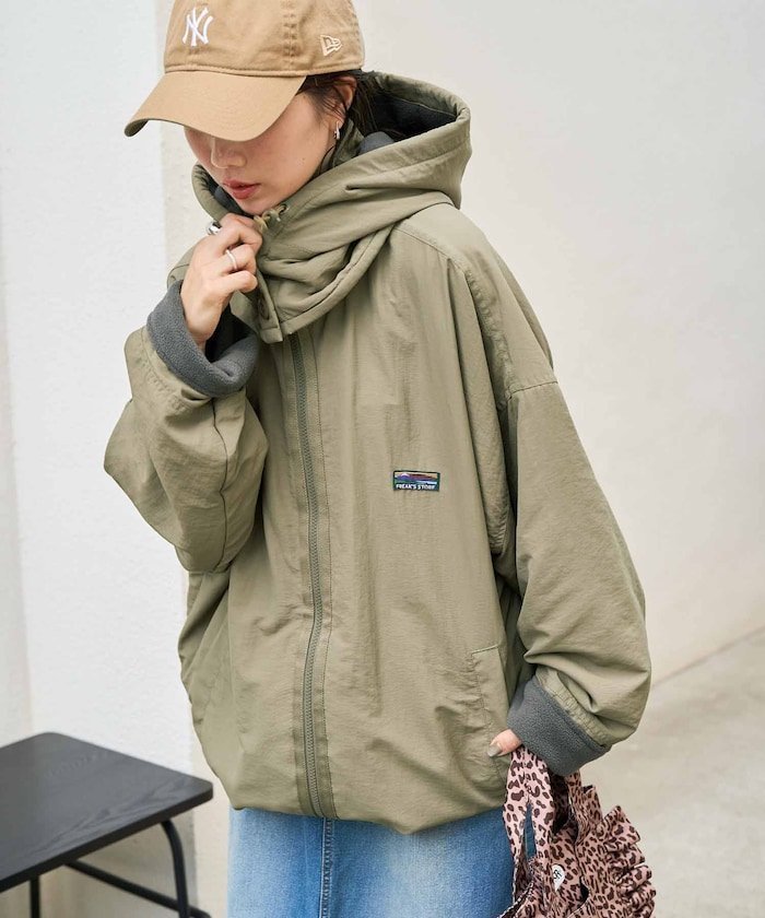 【フリークスストア/FREAK'S STORE】のFREAK S STORE OUTDOORS 裏フリース リバーシブル ジャケット【限定展開】 インテリア・キッズ・メンズ・レディースファッション・服の通販 founy(ファニー) 　ファッション　Fashion　レディースファッション　Fashion for Women　アウター　Coat / Outerwear Collection　レディースジャケット・軽アウター　Jackets　冬　Winter / This Winter　アウトドア　Outdoor Clothing　ジャケット　Jacket, Outerwear　リバーシブル　Reversible, Two-Sided　A/W・秋冬　Autumn/Winter　オリーブ|ID: prp329100004682366 ipo3291000000033816208